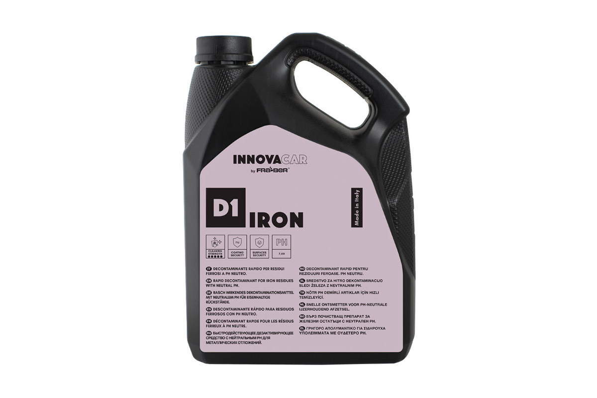 D1 Iron 4,54L - состав для удаления металлических вкраплений и ржавчины с нейтральным pH / INNOVACAR